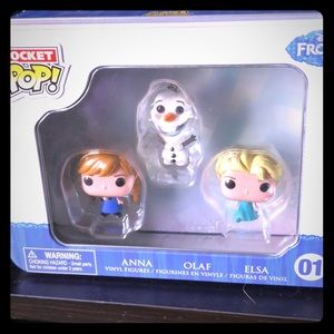 Disney Frozen pocket pop mini funko pop set